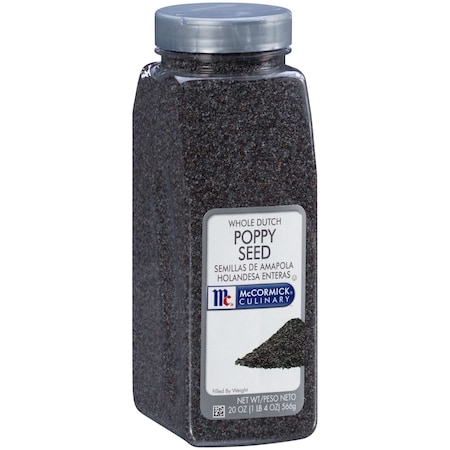 Mccormick McCormick Poppy Seed Whole Dutch 20 oz. Container, PK6 932431